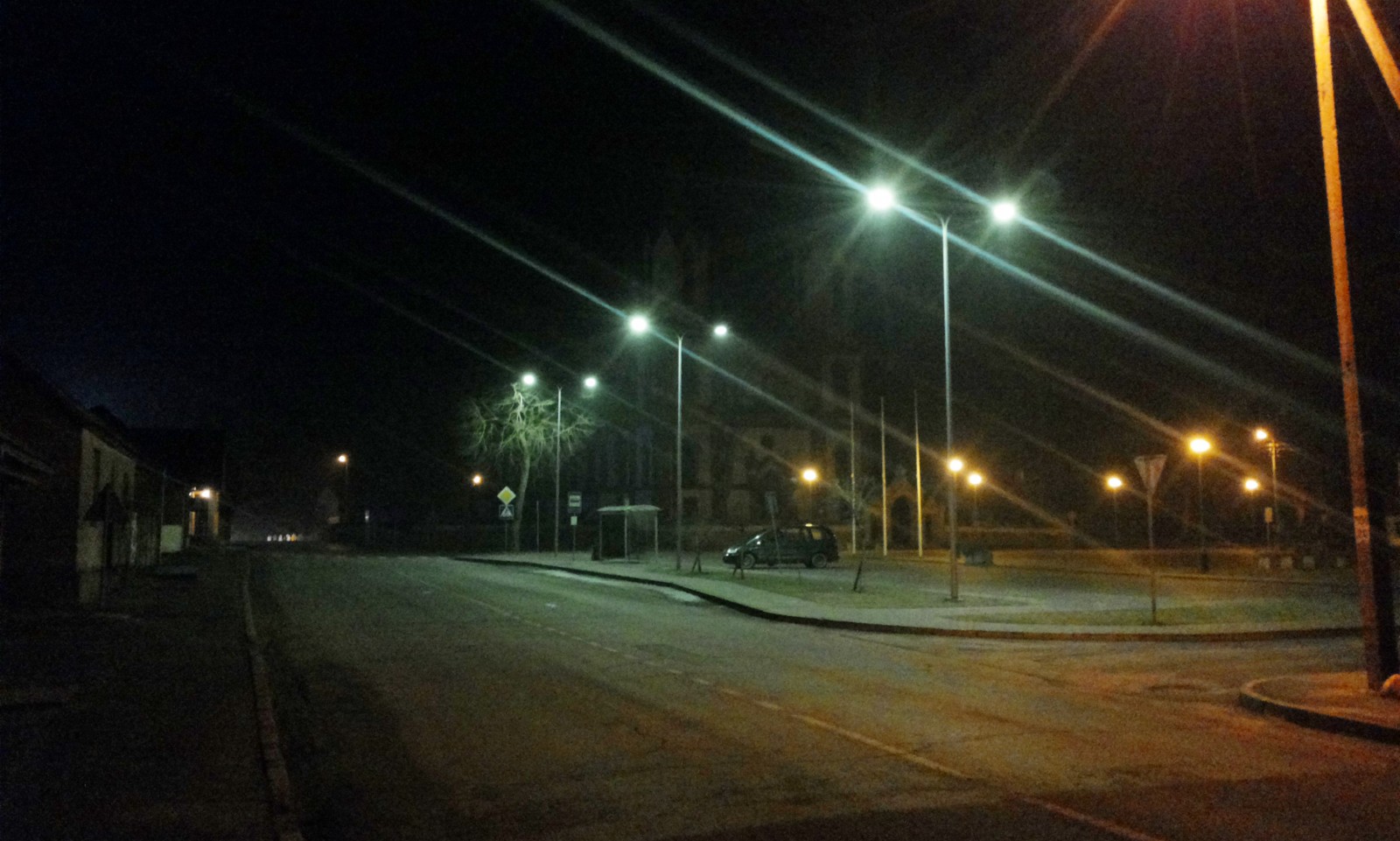 Освещение городских улиц Grinkiskis, Литва